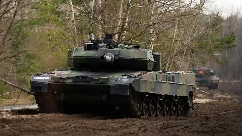 ВСУ показали как с помощью немецкого танка Leopard 2A6 ведут огонь по оккупантам