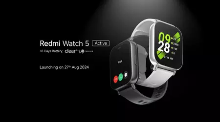 Xiaomi dévoilera la smartwatch Redmi Watch 5 Active le 27 août