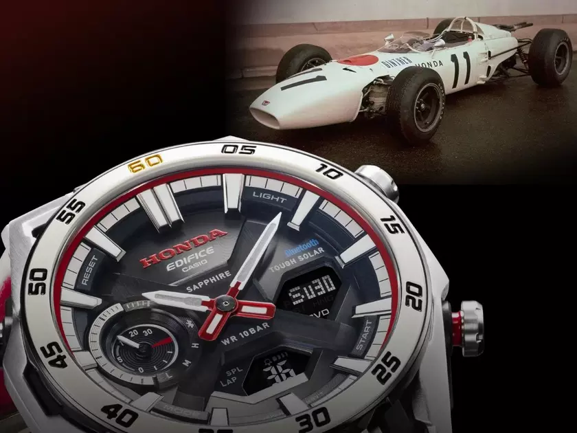 Honda Edifice ECB-2300h-1AR 新品未使用品 Special Edition Casio Edifice ECB-2300HR-1A Watch in Collaboration