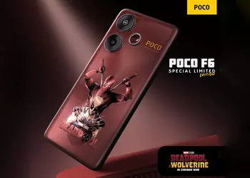 Для фанатов фильма «Дэдпул и Росомаха»: Xiaomi представила POCO F6 Deadpool Limited Edition