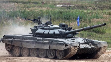 The $3 million modernised Russian T-72B3 tank of the 2022 model uses a Sosna-U thermal imaging sight with a matrix from French company Thales