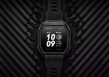 Amazfit Ares: смарт-часы с агрессивным дизайном, автономностью до 90 дней, GPS, возможностью отслеживать до 40 видов активностей и ценником в $70