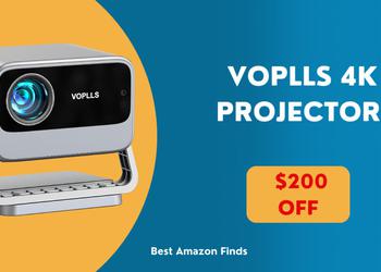 VOPLLS 4K Projector - Buy Now $200 Off!