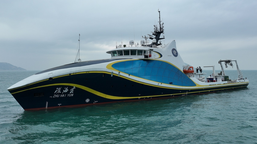 Zhu Hai Yun - der weltweit erste autonome Drohnentransporter für den Seeverkehr