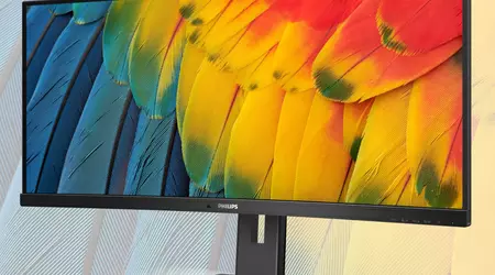 Philips introduced a new line of monitors with screens up to 34 inches, built-in webcams, Windows Hello support and USB-C hub