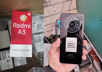 Redmi A3 с большой двойной камерой появился на фотографии
