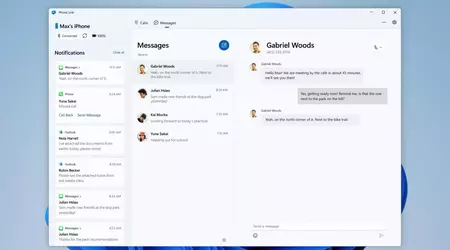 Microsoft has begun rolling out an update to Phone Link that adds support for iOS devices