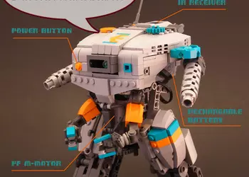 Шагающий робот LEGO (видео)