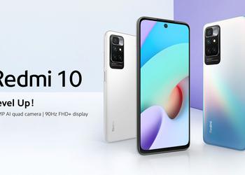 Redmi 10: budget smartphone with 90Hz screen, MediaTek Helio G88 chip, 50MP quad-camera and stereo speakers priced from $179