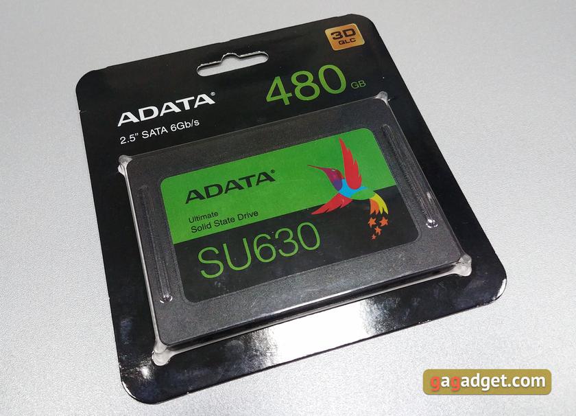 Обзор ADATA Ultimate SU630: SSD-накопитель начального уровня с флеш-памятью 3D QLC-3
