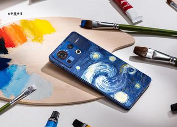 ZTE Nubia Z40S Pro Starry Night Edition: лімітована версія смартфона з картиною Ван Гога "Зоряна ніч" на задній панелі