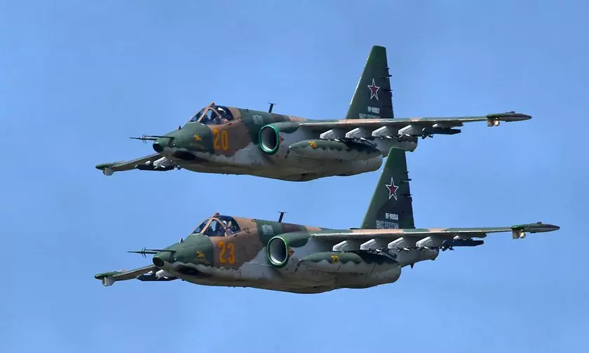 Национальная гвардия Украины сбила два российских штурмовика Су-25