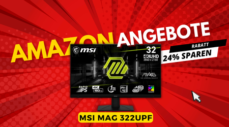 MSI MAG 322UPF Gaming Monitor mit 4K UHD Display – Spare jetzt 164€!