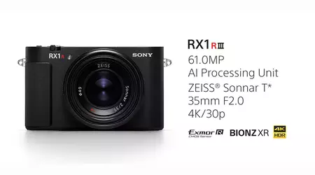 Sony has unveiled the RX1R III compact camera - a professional tool in your pocket for $5100