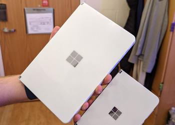 Microsoft Surface Neo with two screens spotted in photos