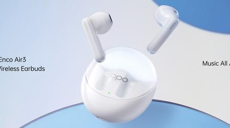 OPPO Enco Air 3: TWS headphones with Bluetooth 5.3, Google Fast Pair and up to 25 hours of battery life for $36