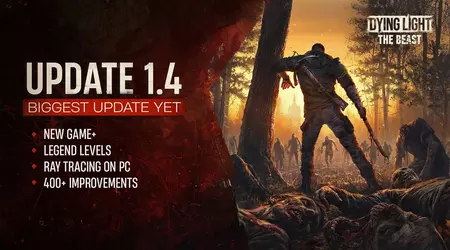 Зомбі-екшен Dying Light: The Beast отримав найбільше оновлення з режимом “Нова гра+”, трасуванням променів на PC та виправленням безлічі багів