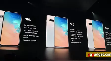 Samsung презентувала ювілейні флагмани Galaxy S10: новий дизайн, ще більше екрану і камер