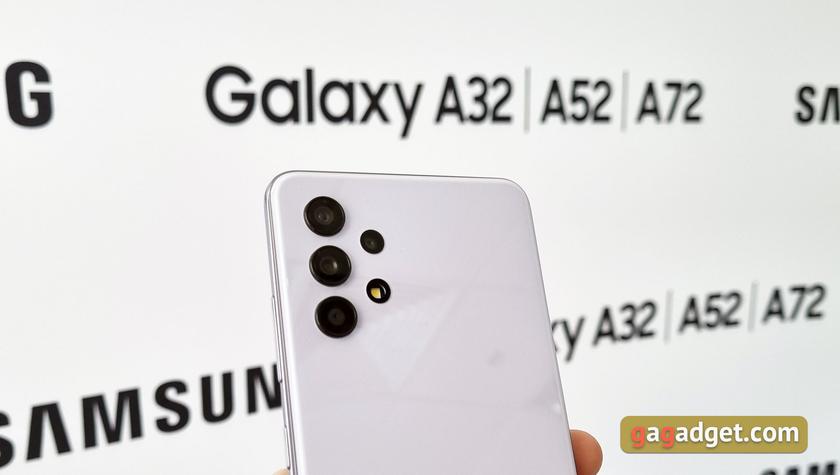 Смартфоны Samsung Galaxy A72, A52 и A32 своими глазами-80