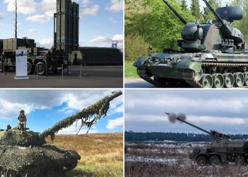 ЗРК IRIS-T SLM, танки Leopard 1A5, БМП Marder и другое вооружение: Германия рассказала, что планирует передать Украине в 2024 году на сумму 7.5 млрд евро