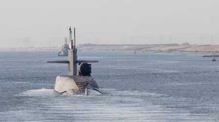 A US Ohio-class nuclear-powered submarine with 154 Tomahawk cruise missiles with a range of up to 2,500 kilometres has arrived in the Middle East