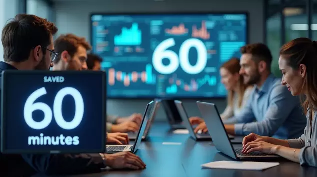 L'IA prétendument nous économise une heure ...