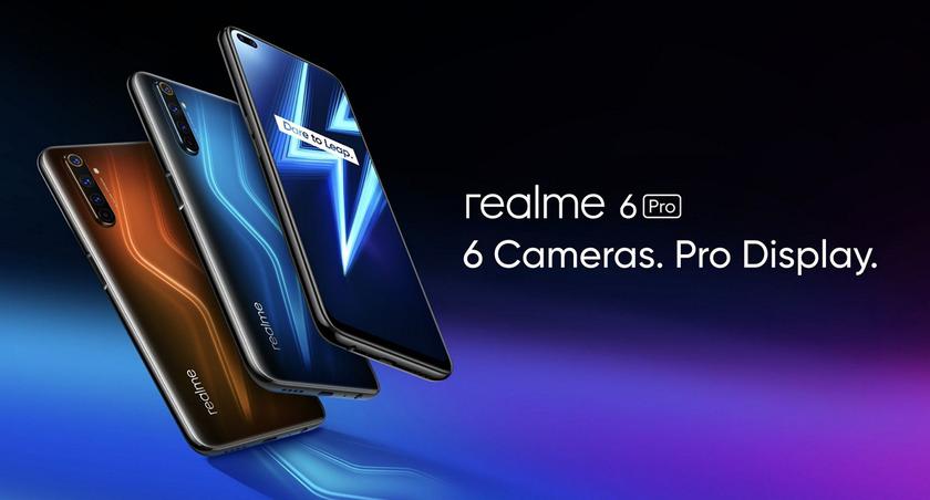 Предзаказ на Realme 6 Pro: экран 90 Гц, Snapdragon 720G, квадрокамера, NFC и наушники Realme Buds Air в подарок