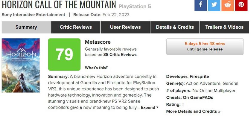 La critica ha lodato il gioco VR Horizon Call of the Mountain. Il progetto dimostra perfettamente le capacità delle nuove cuffie per la realtà virtuale.-2