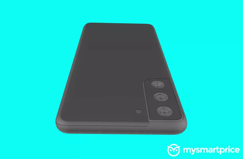 Samsung Galaxy S21+ на CAD рендерах: плоский экран и камера, как у Galaxy S21