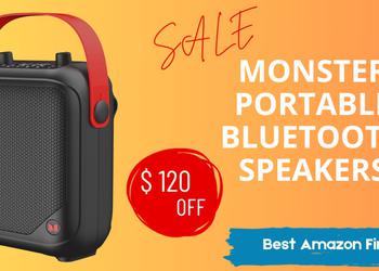 Monster Portable Bluetooth Speakers - $120 Off! Don't miss it!