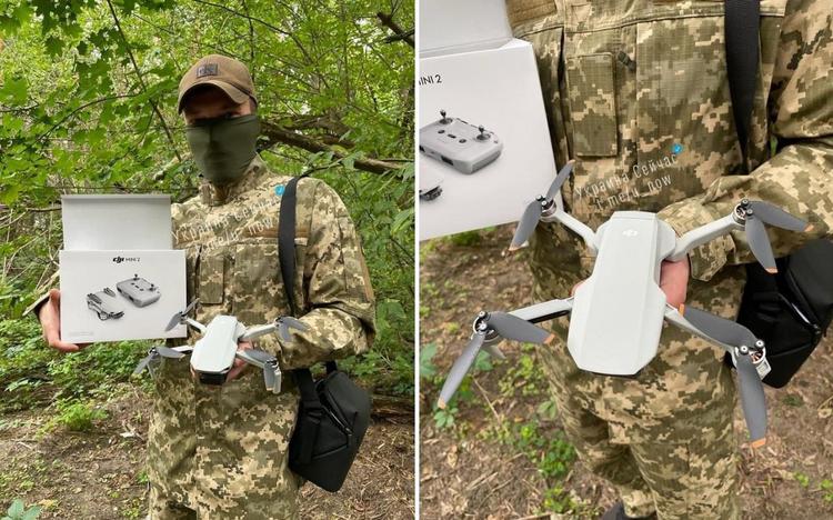 Russen finanzierten versehentlich den Kauf eines DJI Mini 2 für die ukrainischen Streitkräfte