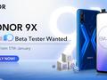 Huawei готовит бета-тест EMUI 10 (Android 10) для Honor 9X на глобальном рынке