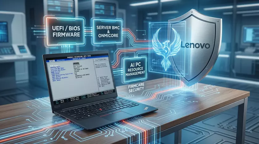 Lenovo покупает Phoenix Technologies: контроль над BIOS и будущее ИИ