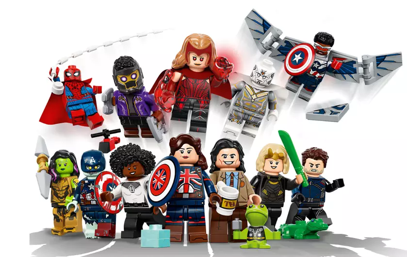 LEGO представила минифигурки героев из сериалов Marvel «ВандаВижен», «Локи», «Сокол и Зимний солдат» и «Что если…?»