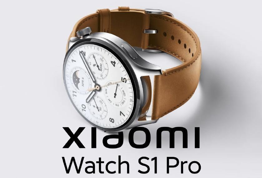 Ещё одна новинка: Xiaomi 11 августа представит смарт-часы Watch S1 Pro, вот как они будут выглядеть