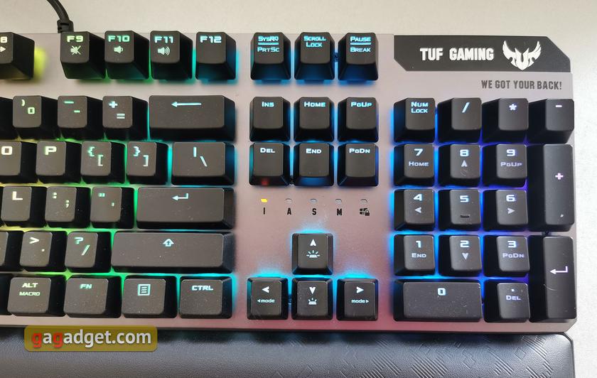 Обзор ASUS TUF Gaming K7: молниеносная игровая клавиатура с пыле- и влагозащитой-28