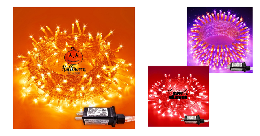 JMEXSUSS LED Halloween Lights Outdoor halloween lights outdoor