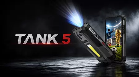 Швейцарський ніж серед смартфонів з функцією виживання: Tank 5 з DLP-проектором та 17 600 мАч акумулятором 