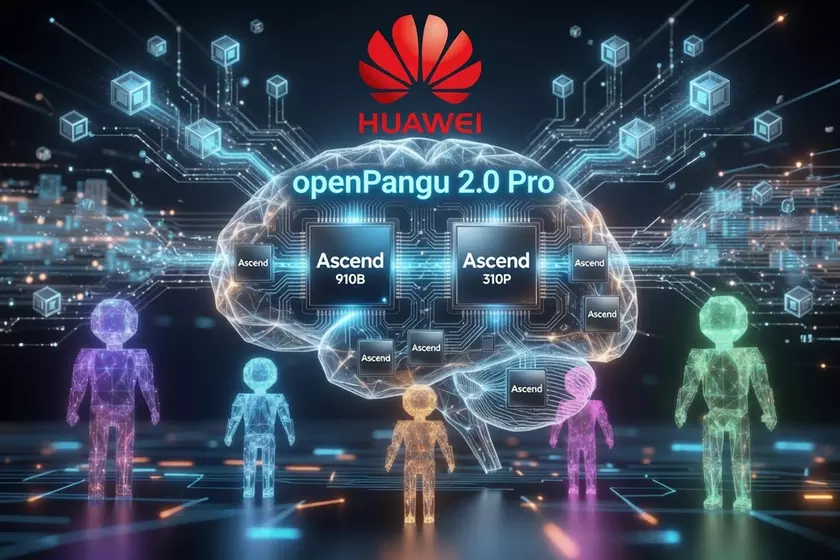 Визуализация большой языковой модели ИИ от Huawei