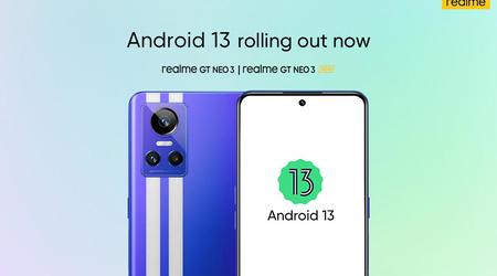 realme GT Neo 3 received a stable version of realme UI 3.0 based on Android 13