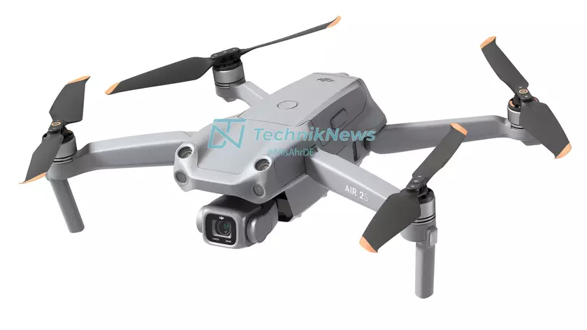 В сеть утекли качественные пресс-рендеры и характеристики дрона DJI Air 2S