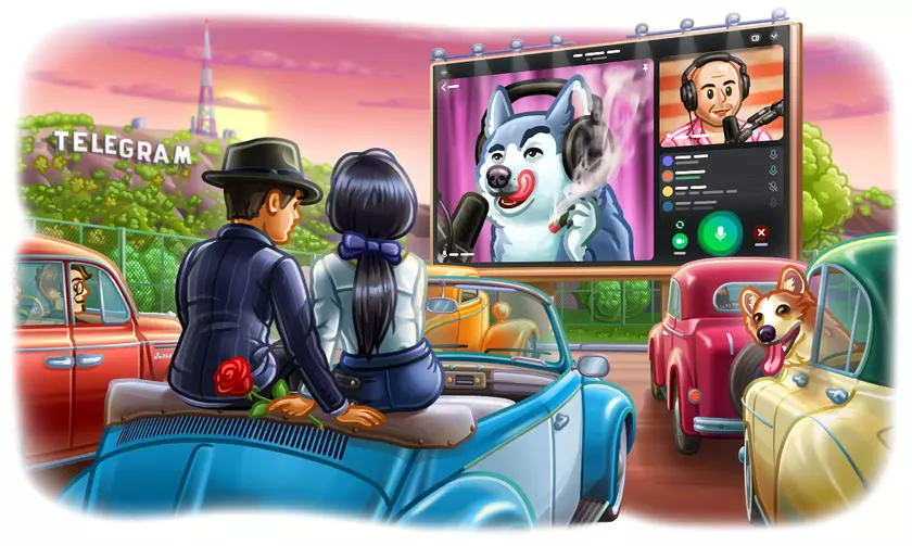 Обновляемся: в Telegram добавили групповые видеозвонки на 1000 человек