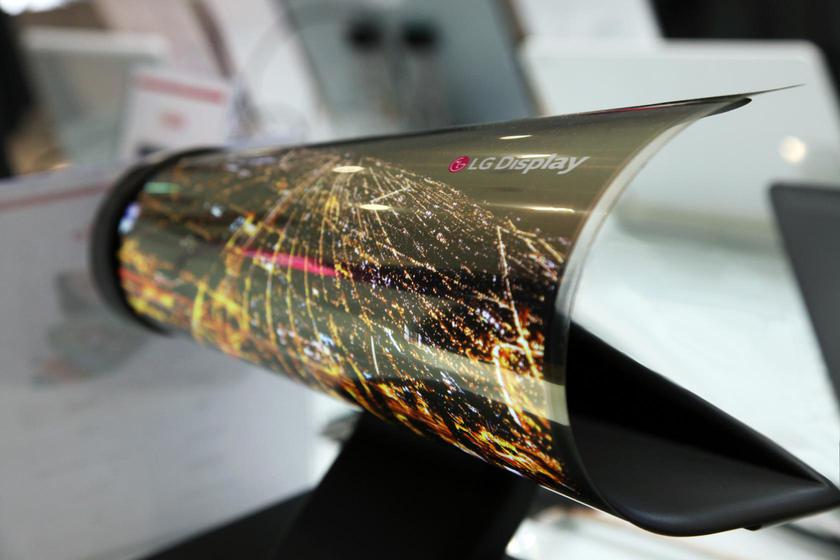 CES 2016: сворачивающаяся в рулон 18-дюймовая OLED-панель LG