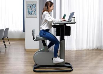 Acer Introduces eKinekt BD 3 Bike Desk. It converts energy from the rider’s pedaling power to charge laptop
