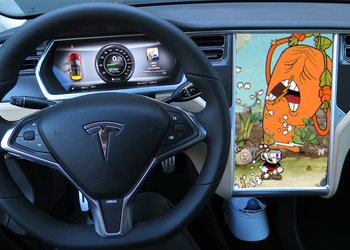 Илон Маск анонсировал релиз лучшей инди-игры Cuphead для автомобилей Tesla