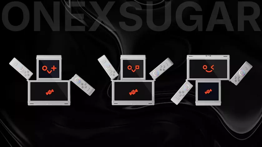 Концепт Nintendo DS в новом исполнении: представлена необычная портативная консоль OneXSugar Sugar 1 с двумя экранами и гибкой трансформацией