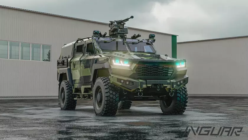 Inguar Defence показала концепты украинских бронированных автомобилей с РСЗО «Град», ракетами Brimstone и ПТРК «Амулет»