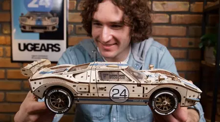 UGT-24 Endurance Racer : Le nouveau puzzle mécanique en 3D d'Ugears pour les vrais fans de courses rétro (vidéo)