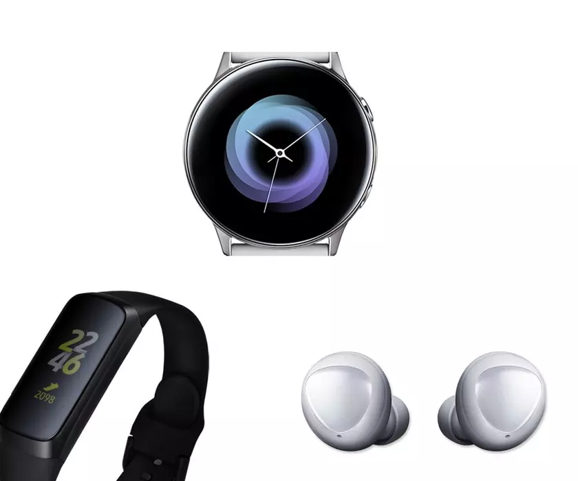 Samsung показала Galaxy Watch Active, Galaxy Fit и Galaxy Buds и представила новый рингтон для S10