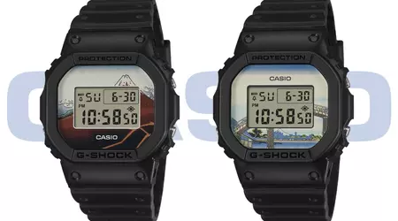Casio released new G-Shock with Hokusai engravings